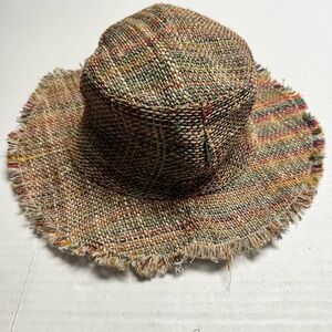 Kathmandu Imports Hemp Summer Beach Sun Hat, Hippie Boho Hat Packable Unisex M/L